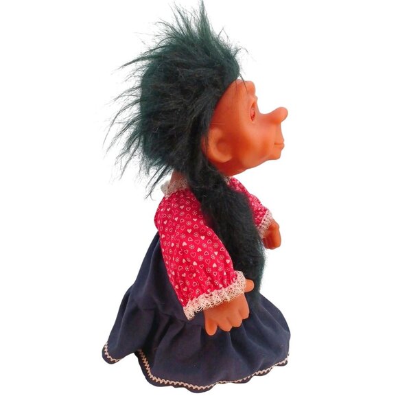 Extremely Rare Large 15" 1984 Nettie Tico Troll Doll All Original Dam Trolls - Picture 9 of 11